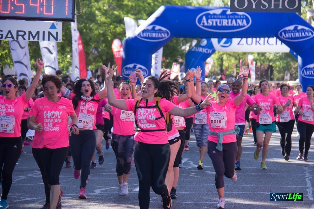 Carrera de la Mujer Madrid: arco derecho, del minuto 43 al 51