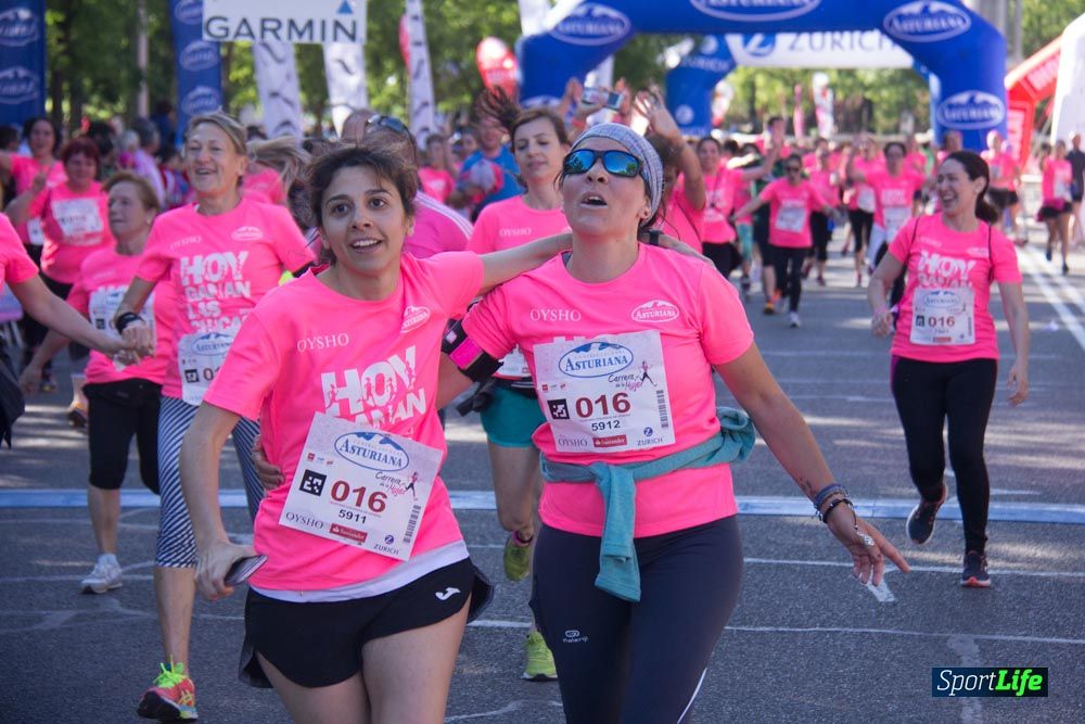Carrera de la Mujer Madrid: arco derecho, del minuto 43 al 51
