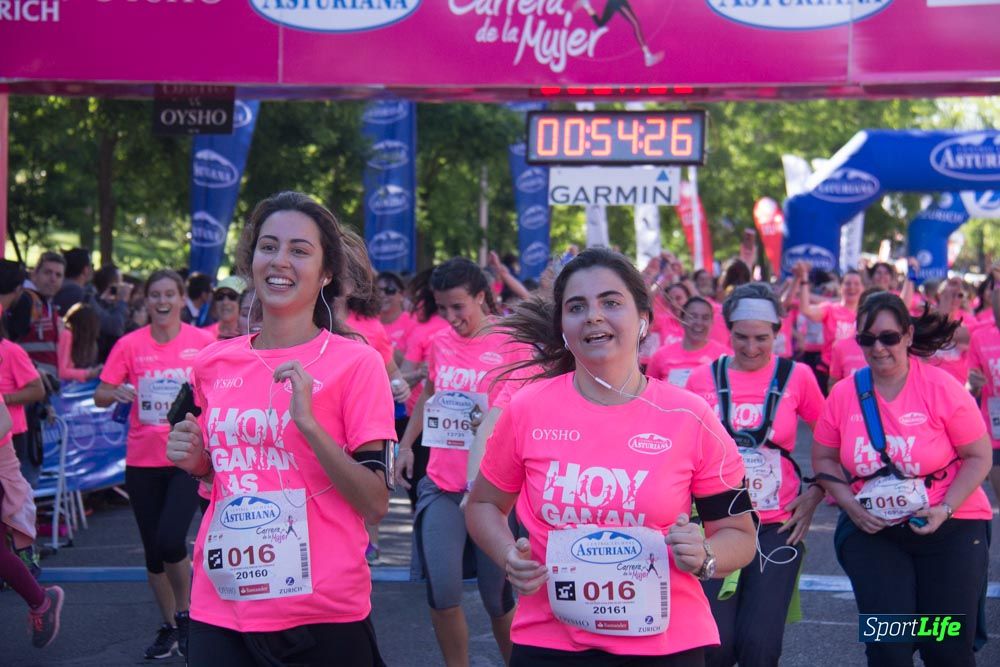 Carrera de la Mujer Madrid: arco derecho, del minuto 43 al 51