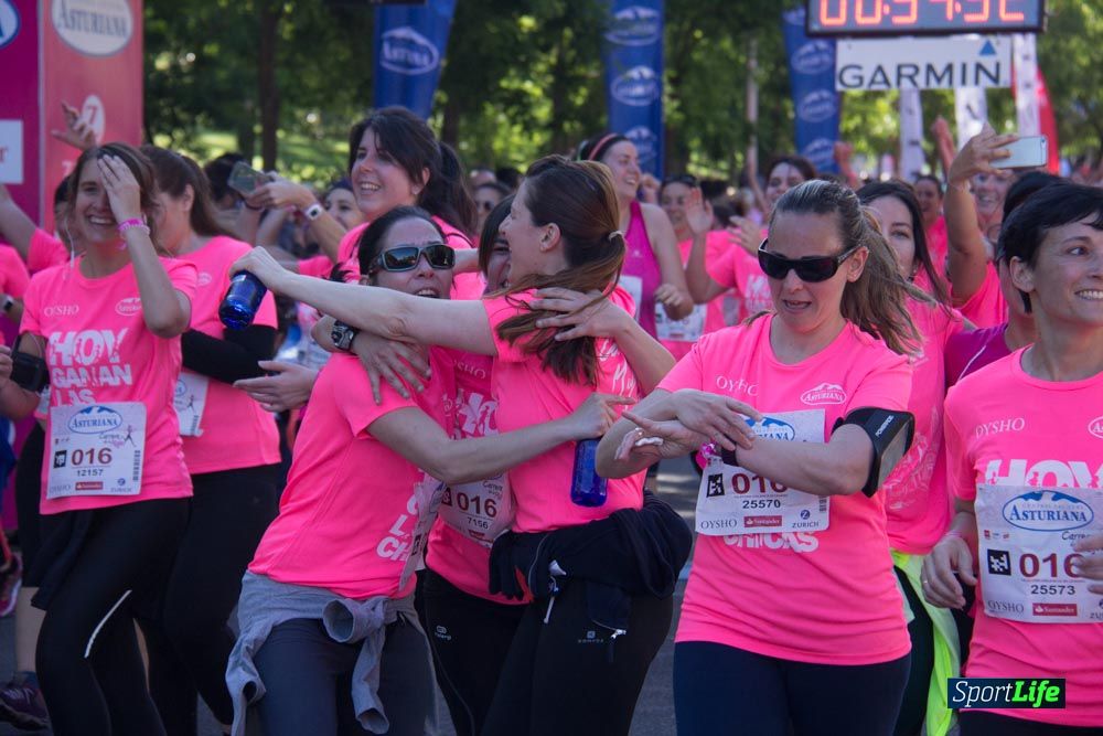 Carrera de la Mujer Madrid: arco derecho, del minuto 43 al 51
