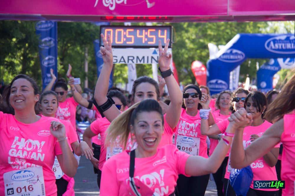 Carrera de la Mujer Madrid: arco derecho, del minuto 43 al 51