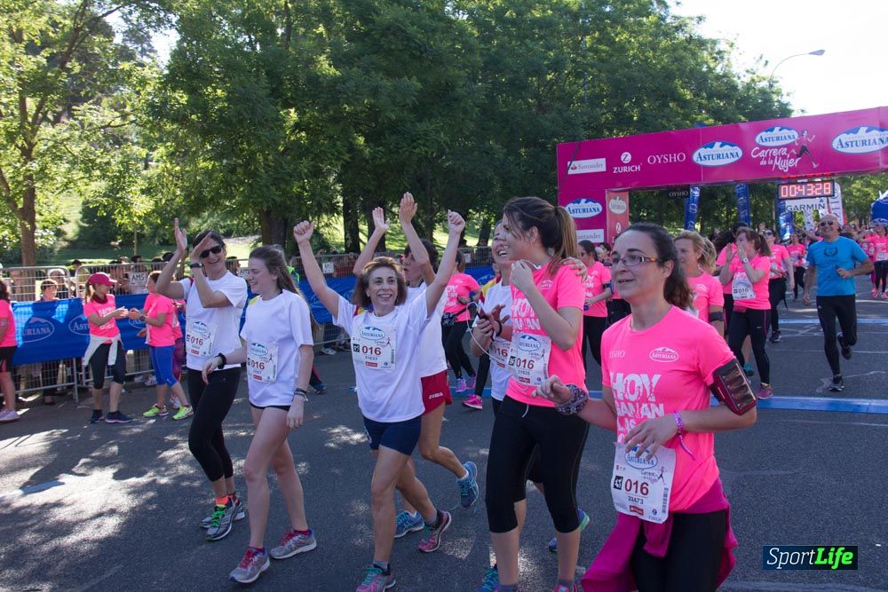 Carrera de la Mujer Madrid: arco derecho, del minuto 43 al 51