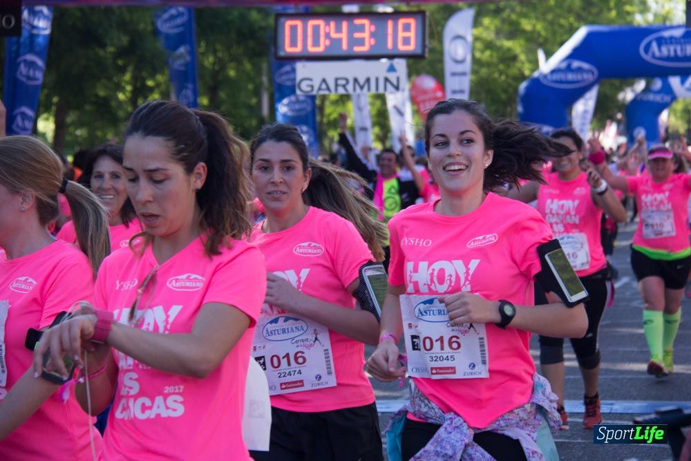 Carrera de la Mujer Madrid: arco derecho, del minuto 43 al 51