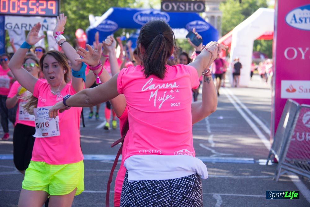 Carrera de la Mujer Madrid: arco derecho, del minuto 43 al 51