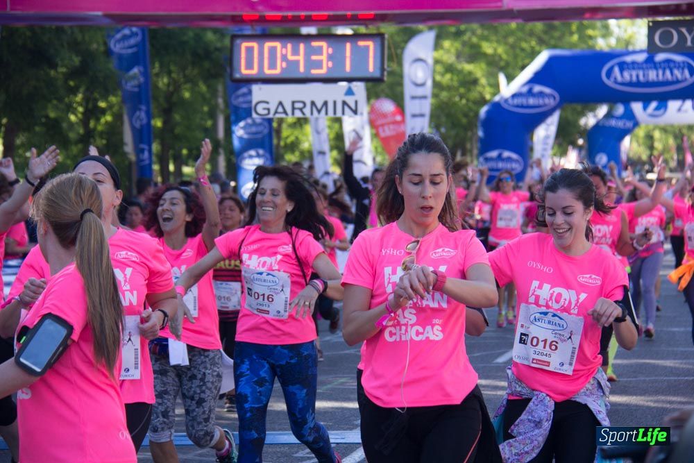 Carrera de la Mujer Madrid: arco derecho, del minuto 43 al 51