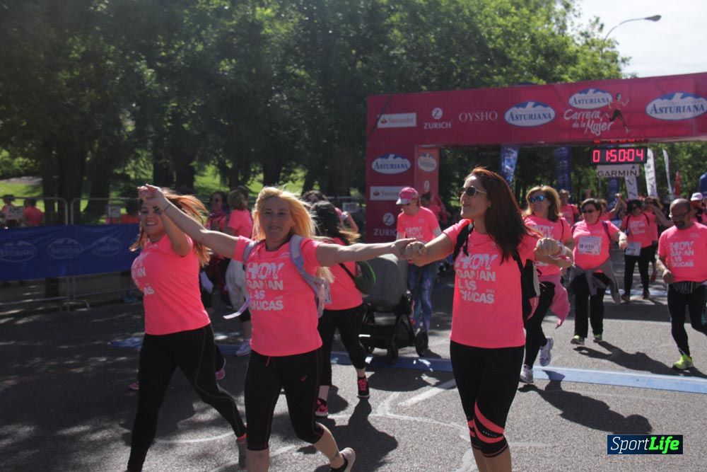 Carrera de la Mujer Madrid: arco derecho, desde 1h25' hasta 2h13'