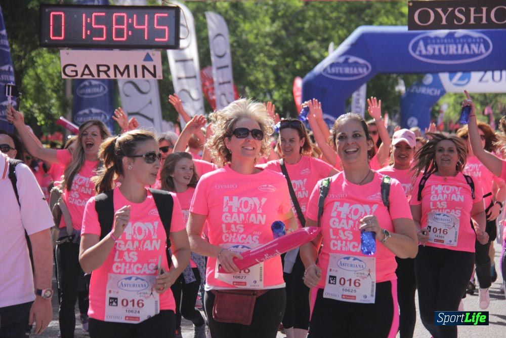 Carrera de la Mujer Madrid: arco derecho, desde 1h25' hasta 2h13'