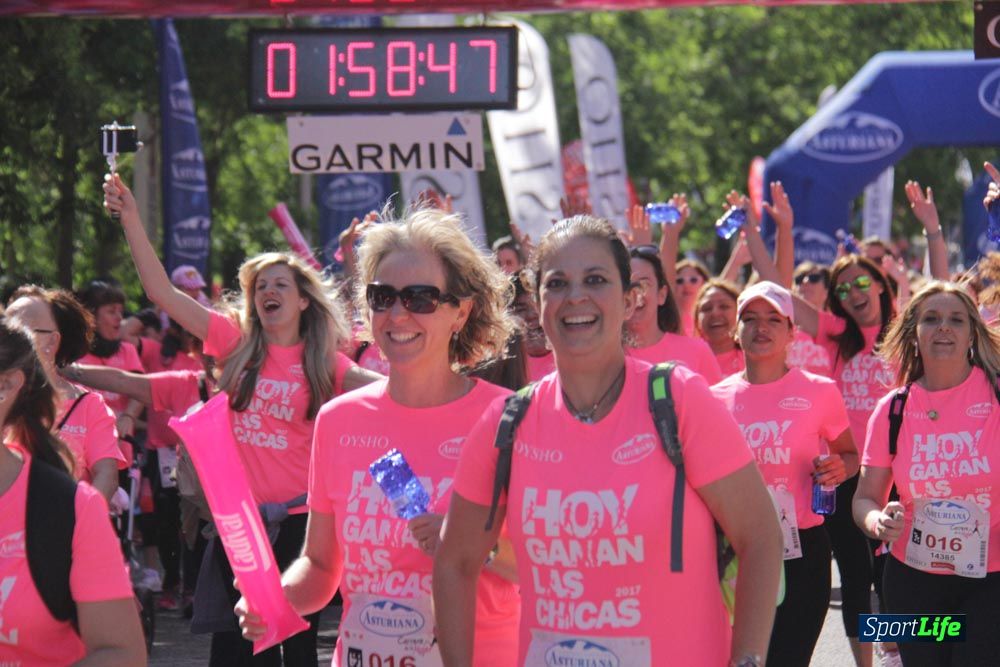 Carrera de la Mujer Madrid: arco derecho, desde 1h25' hasta 2h13'
