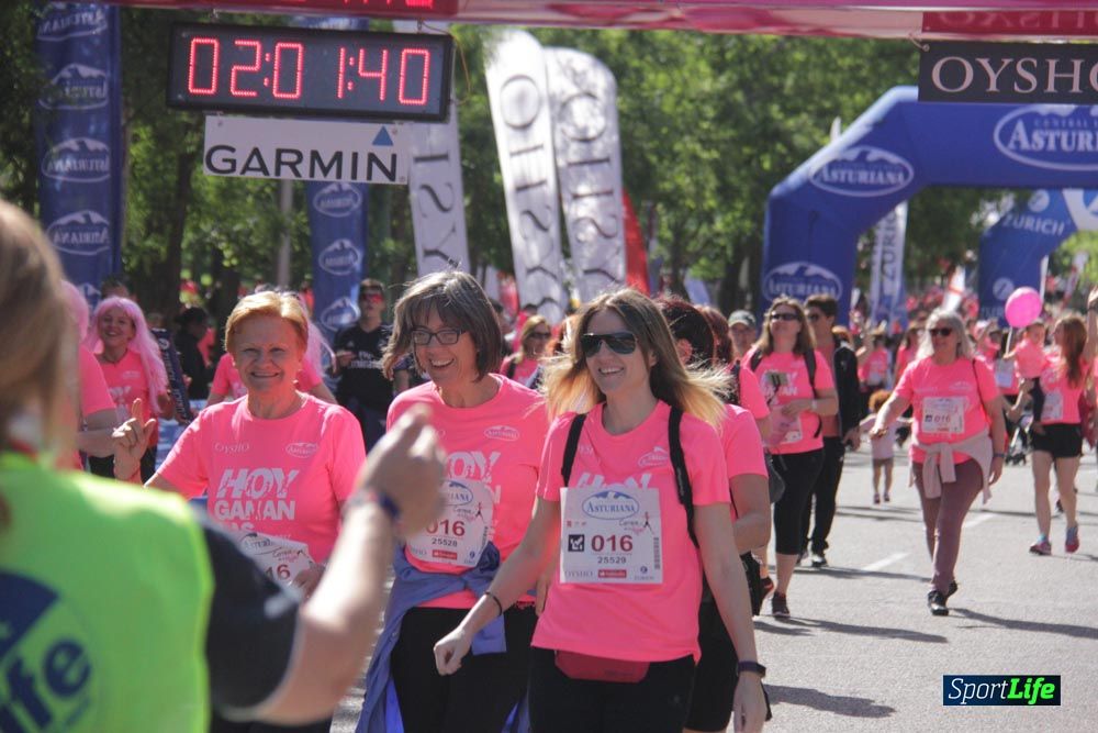Carrera de la Mujer Madrid: arco derecho, desde 1h25' hasta 2h13'