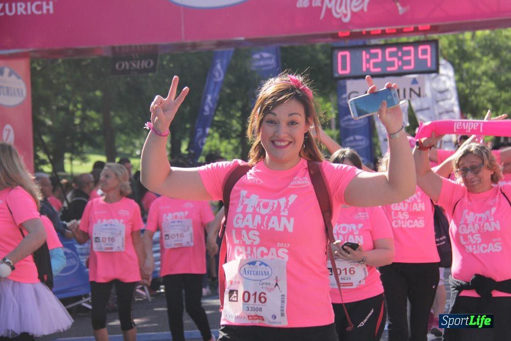 Carrera de la Mujer Madrid: arco derecho, desde 1h25' hasta 2h13'