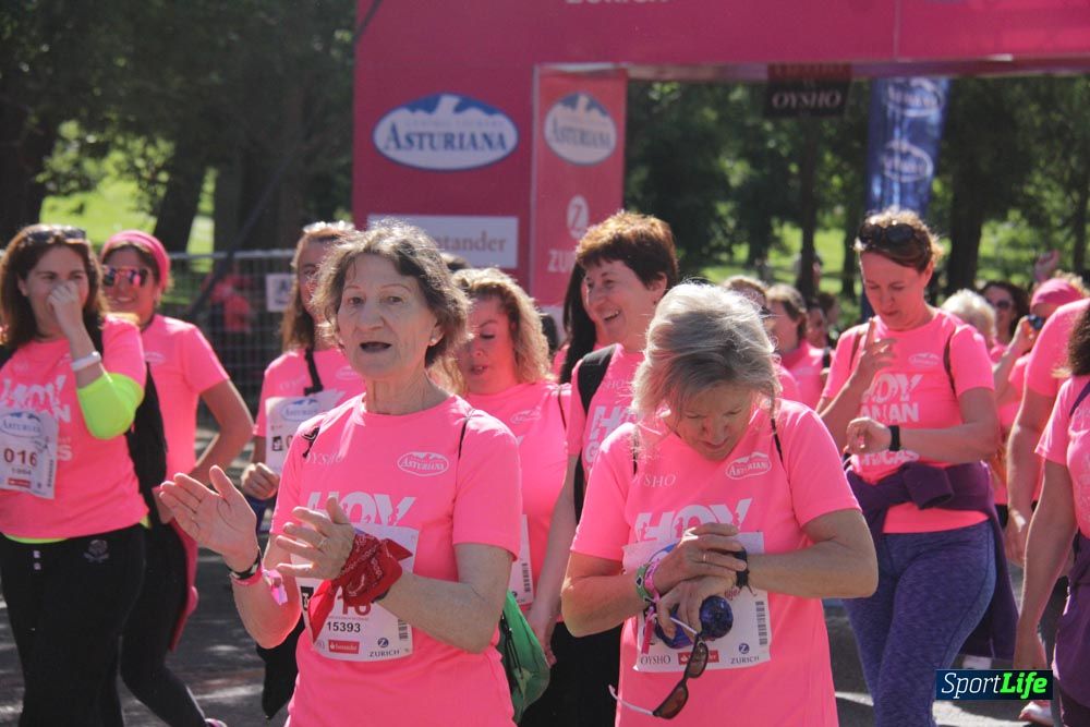 Carrera de la Mujer Madrid: arco derecho, desde 1h25' hasta 2h13'