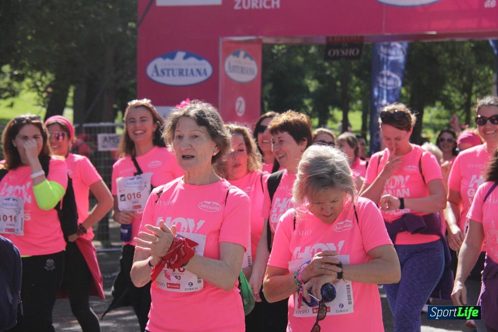 Carrera de la Mujer Madrid: arco derecho, desde 1h25' hasta 2h13'