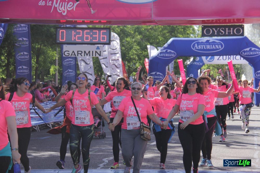 Carrera de la Mujer Madrid: arco derecho, desde 1h25' hasta 2h13'