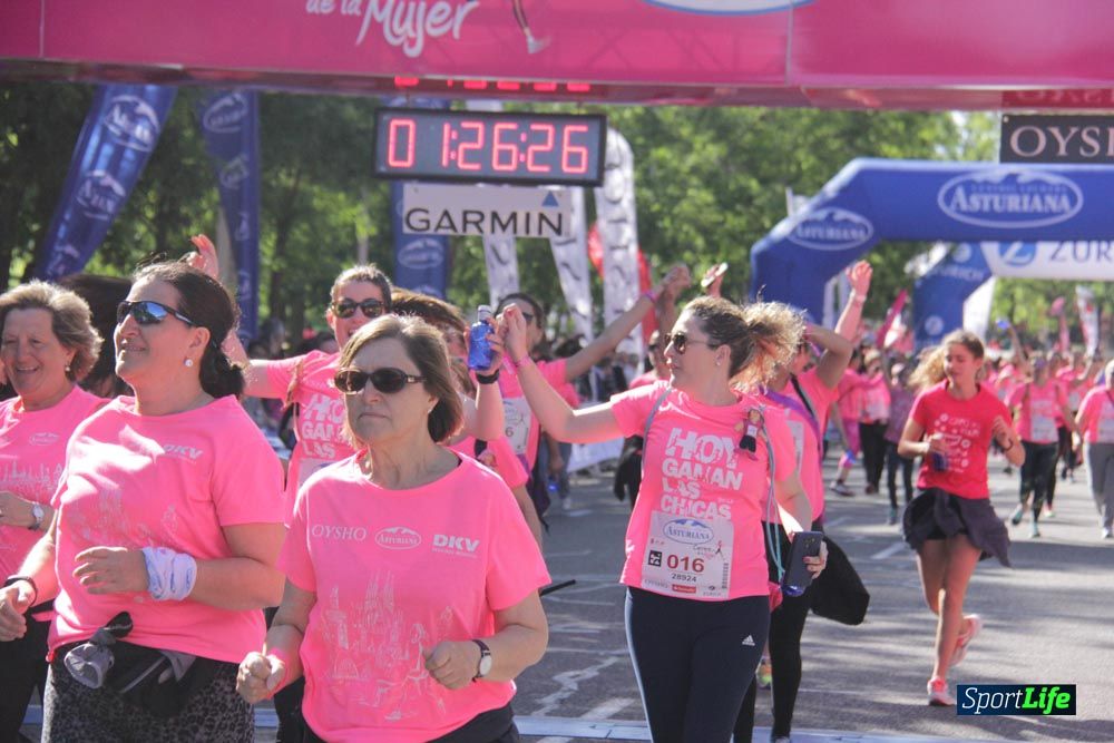 Carrera de la Mujer Madrid: arco derecho, desde 1h25' hasta 2h13'