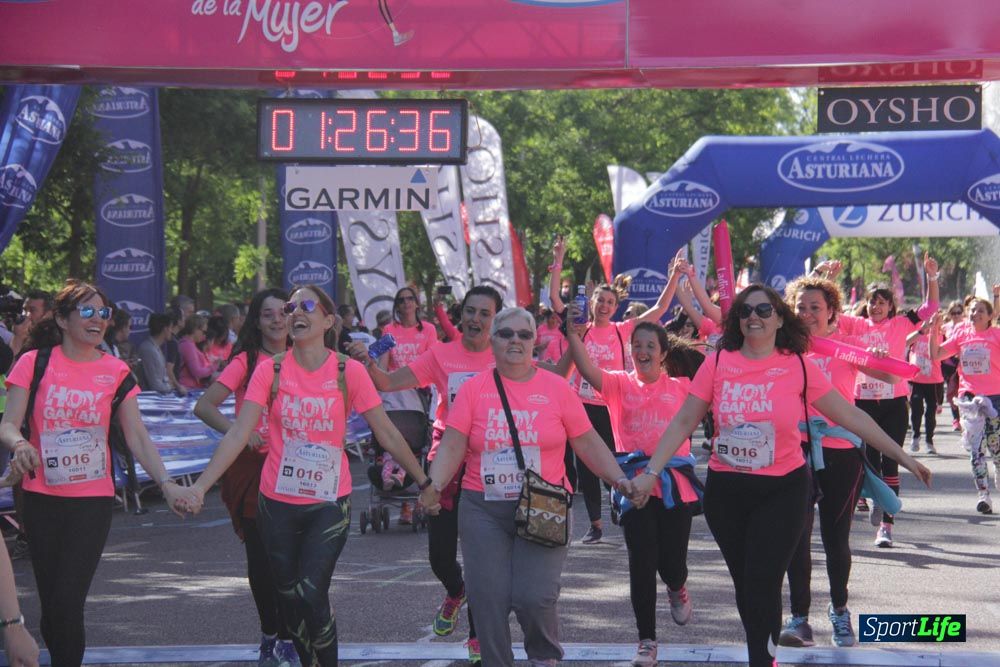 Carrera de la Mujer Madrid: arco derecho, desde 1h25' hasta 2h13'