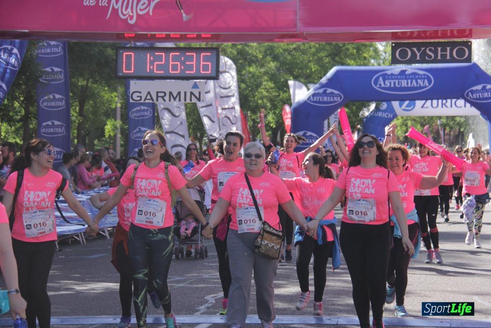 Carrera de la Mujer Madrid: arco derecho, desde 1h25' hasta 2h13'