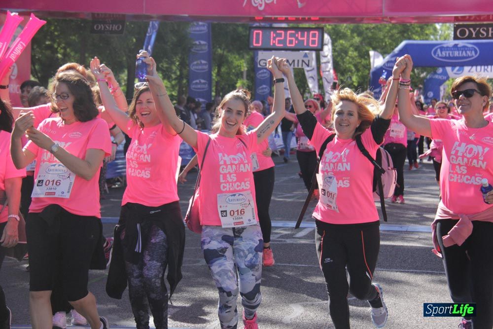 Carrera de la Mujer Madrid: arco derecho, desde 1h25' hasta 2h13'