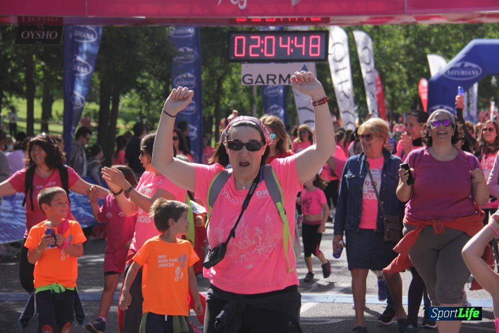 Carrera de la Mujer Madrid: arco derecho, desde 1h25' hasta 2h13'