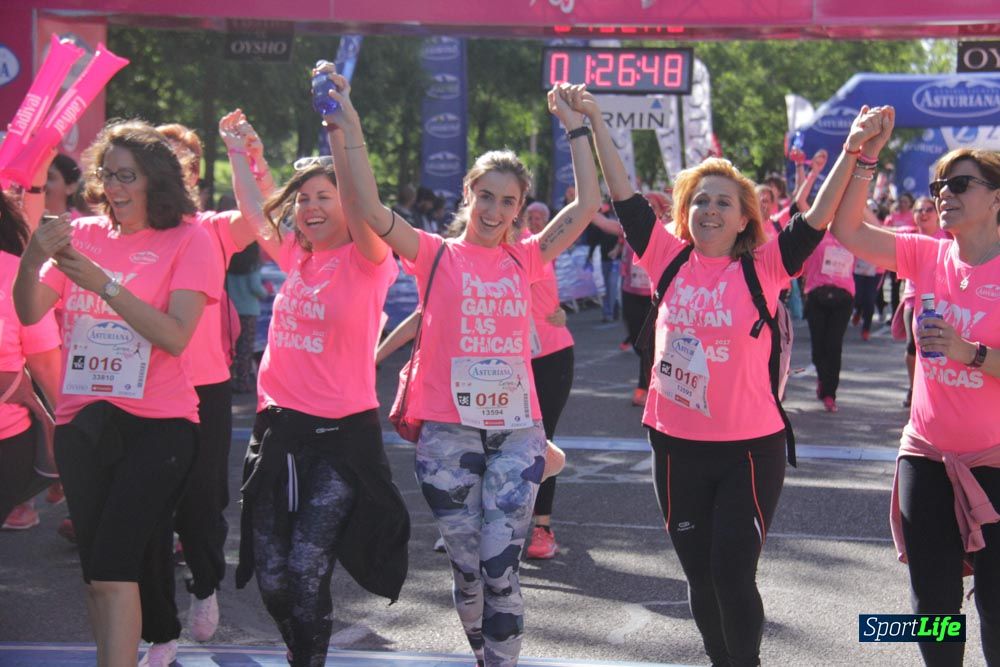 Carrera de la Mujer Madrid: arco derecho, desde 1h25' hasta 2h13'