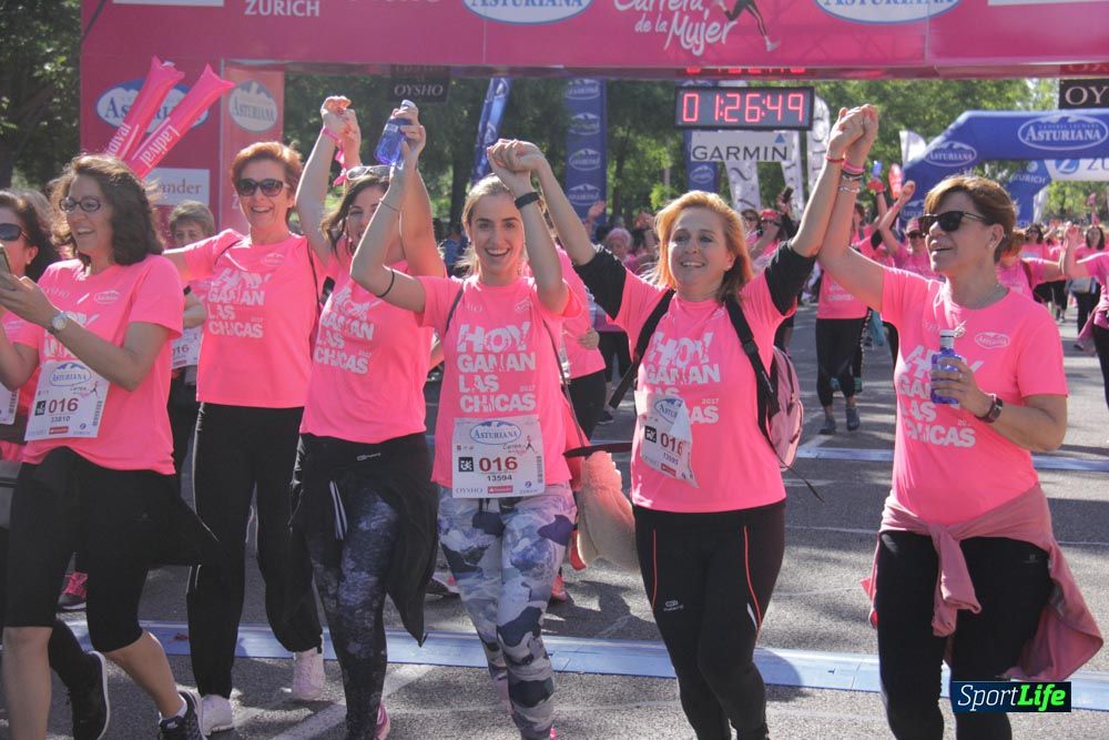 Carrera de la Mujer Madrid: arco derecho, desde 1h25' hasta 2h13'