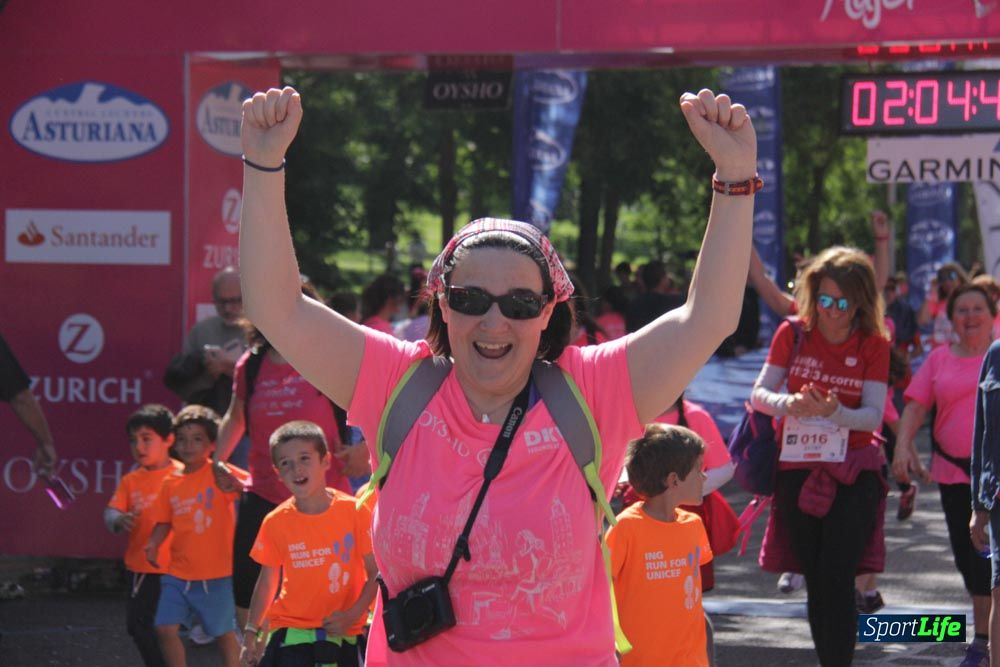 Carrera de la Mujer Madrid: arco derecho, desde 1h25' hasta 2h13'