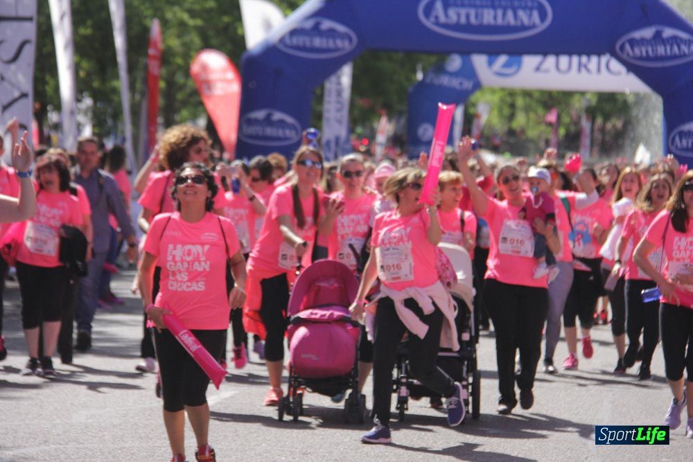 Carrera de la Mujer Madrid: arco derecho, desde 1h25' hasta 2h13'
