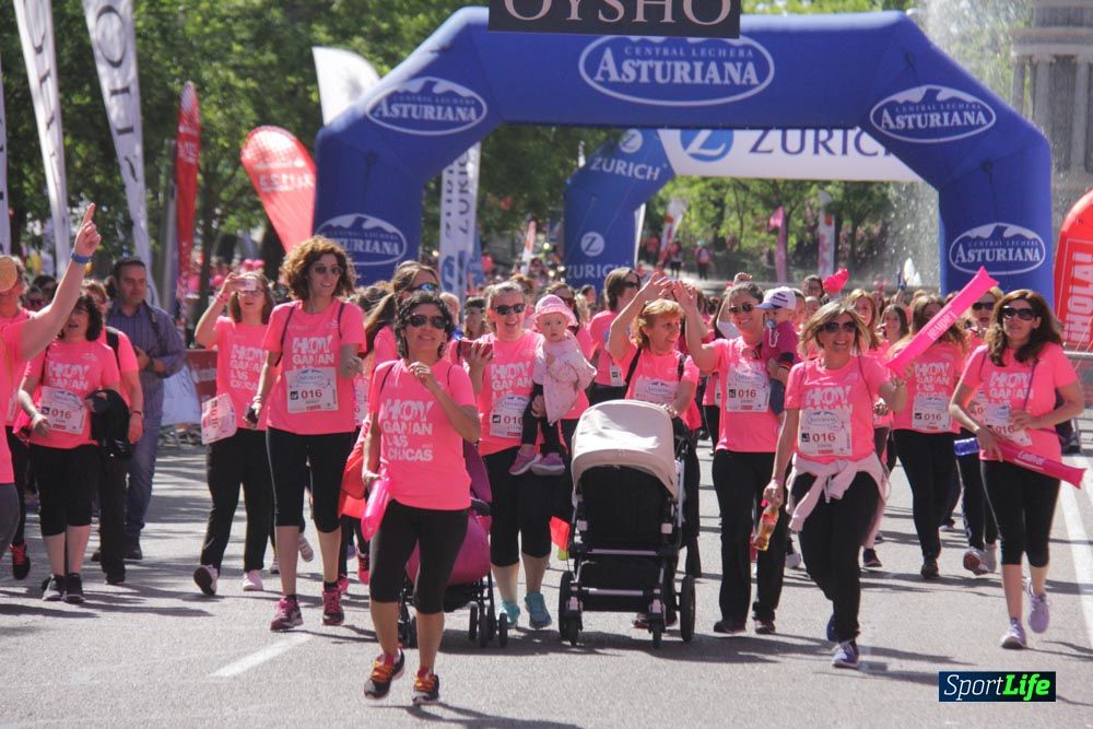 Carrera de la Mujer Madrid: arco derecho, desde 1h25' hasta 2h13'