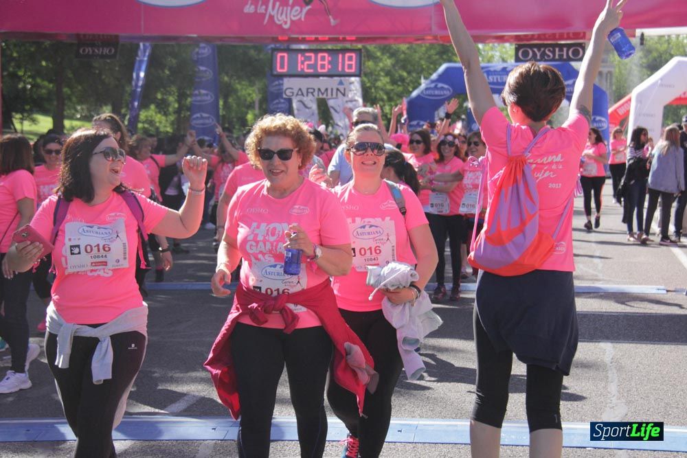 Carrera de la Mujer Madrid: arco derecho, desde 1h25' hasta 2h13'