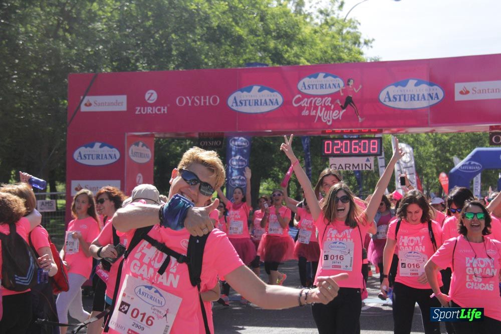 Carrera de la Mujer Madrid: arco derecho, desde 1h25' hasta 2h13'
