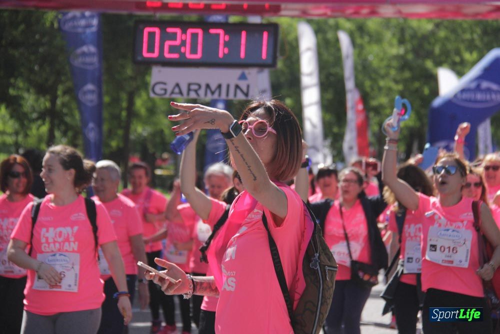 Carrera de la Mujer Madrid: arco derecho, desde 1h25' hasta 2h13'