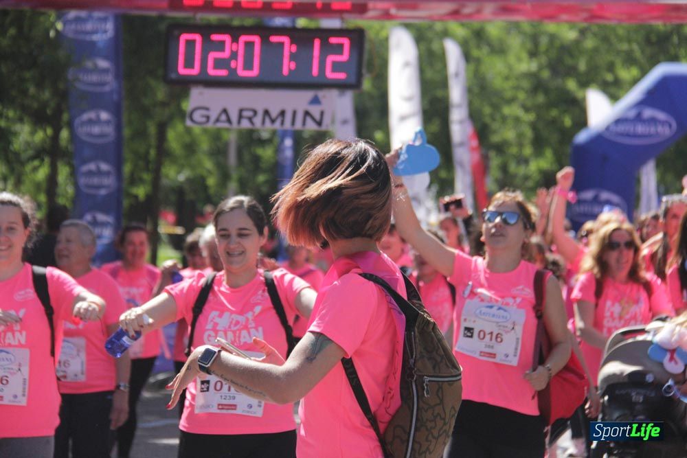 Carrera de la Mujer Madrid: arco derecho, desde 1h25' hasta 2h13'