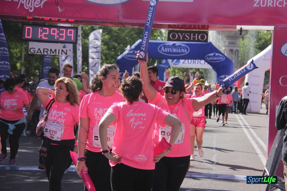 Carrera de la Mujer Madrid: arco derecho, desde 1h25' hasta 2h13'