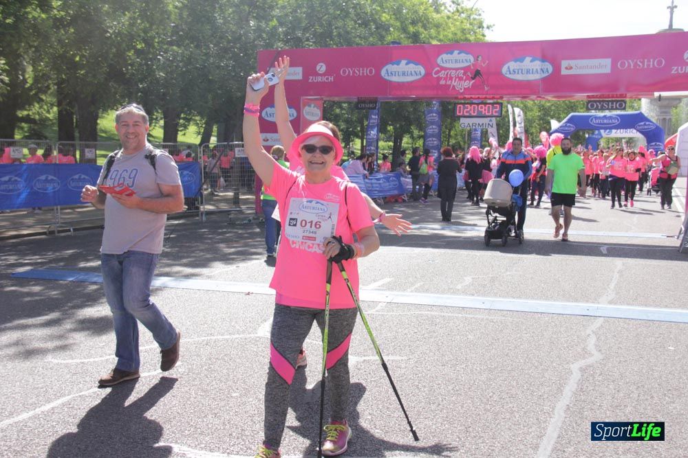 Carrera de la Mujer Madrid: arco derecho, desde 1h25' hasta 2h13'