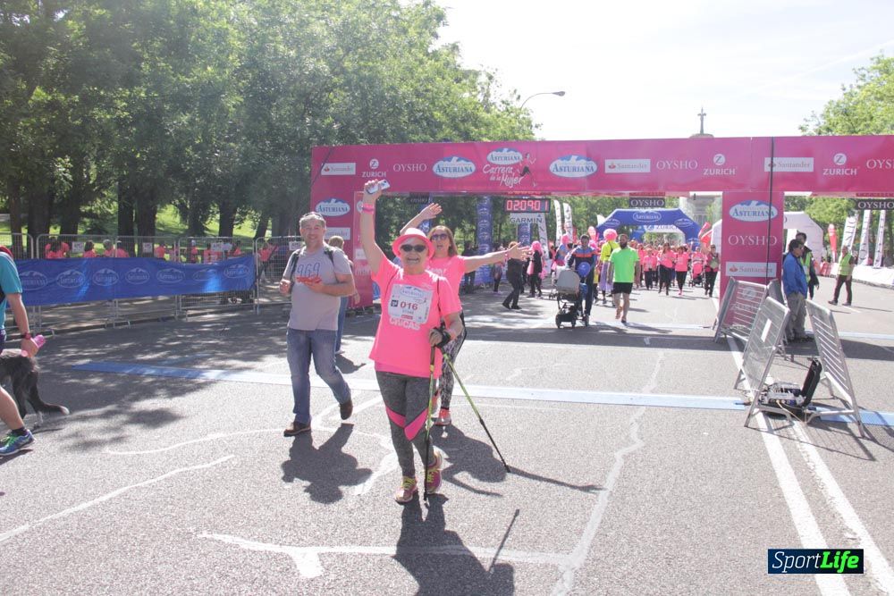 Carrera de la Mujer Madrid: arco derecho, desde 1h25' hasta 2h13'