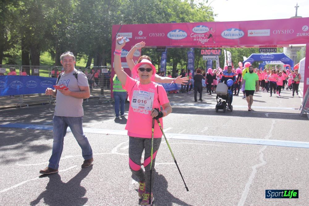 Carrera de la Mujer Madrid: arco derecho, desde 1h25' hasta 2h13'