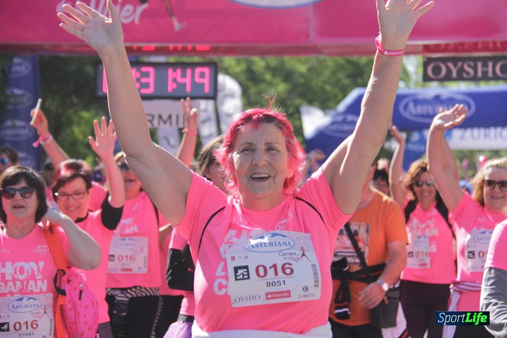 Carrera de la Mujer Madrid: arco derecho, desde 1h25' hasta 2h13'
