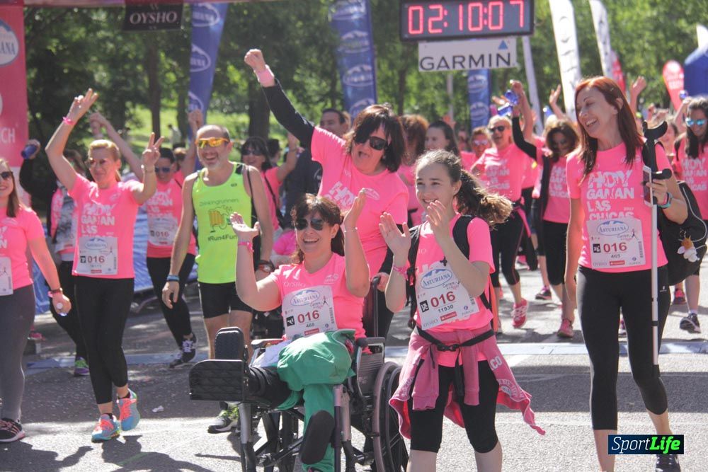 Carrera de la Mujer Madrid: arco derecho, desde 1h25' hasta 2h13'