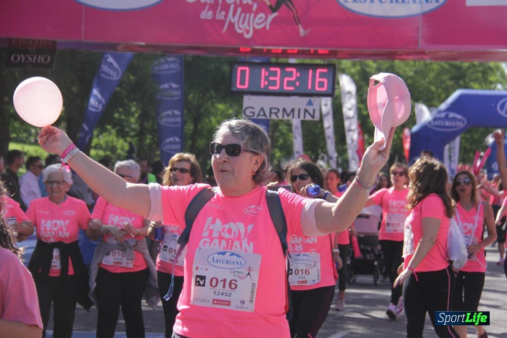 Carrera de la Mujer Madrid: arco derecho, desde 1h25' hasta 2h13'