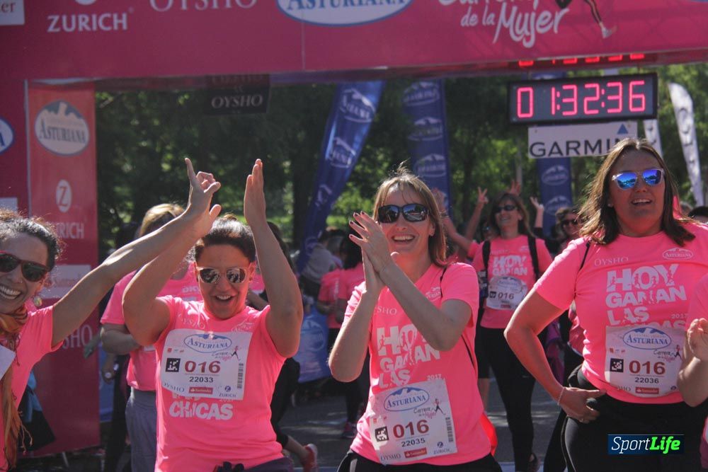 Carrera de la Mujer Madrid: arco derecho, desde 1h25' hasta 2h13'