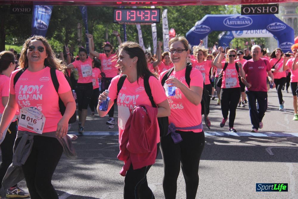 Carrera de la Mujer Madrid: arco derecho, desde 1h25' hasta 2h13'