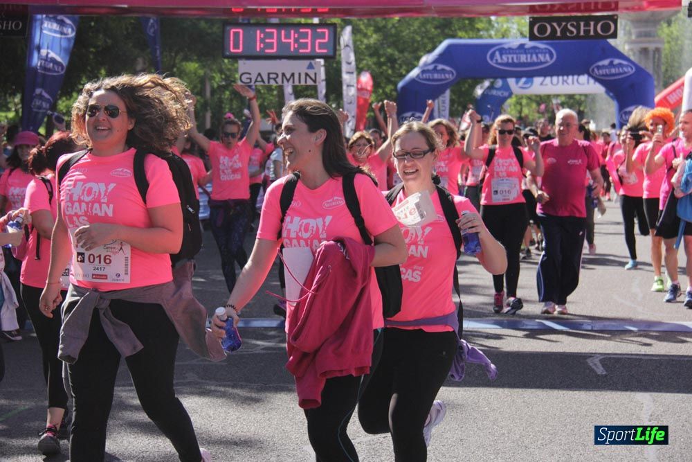 Carrera de la Mujer Madrid: arco derecho, desde 1h25' hasta 2h13'