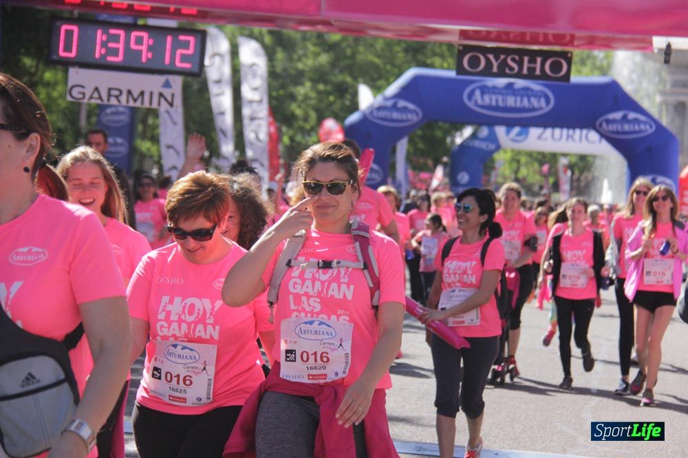Carrera de la Mujer Madrid: arco derecho, desde 1h25' hasta 2h13'