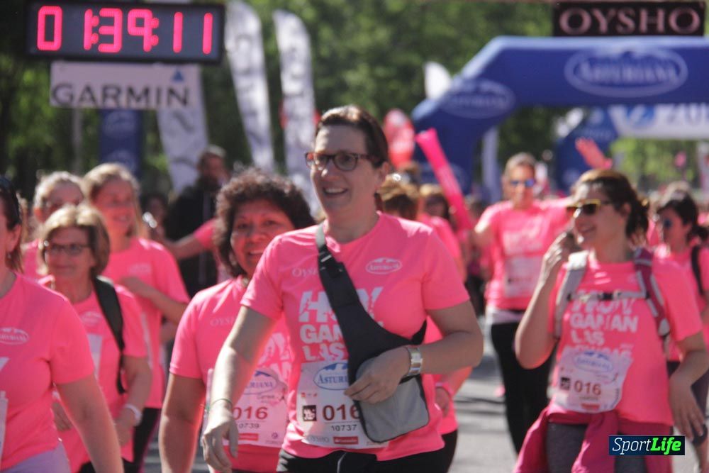 Carrera de la Mujer Madrid: arco derecho, desde 1h25' hasta 2h13'