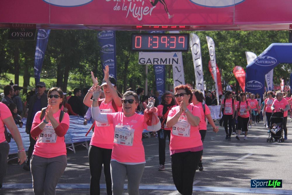Carrera de la Mujer Madrid: arco derecho, desde 1h25' hasta 2h13'