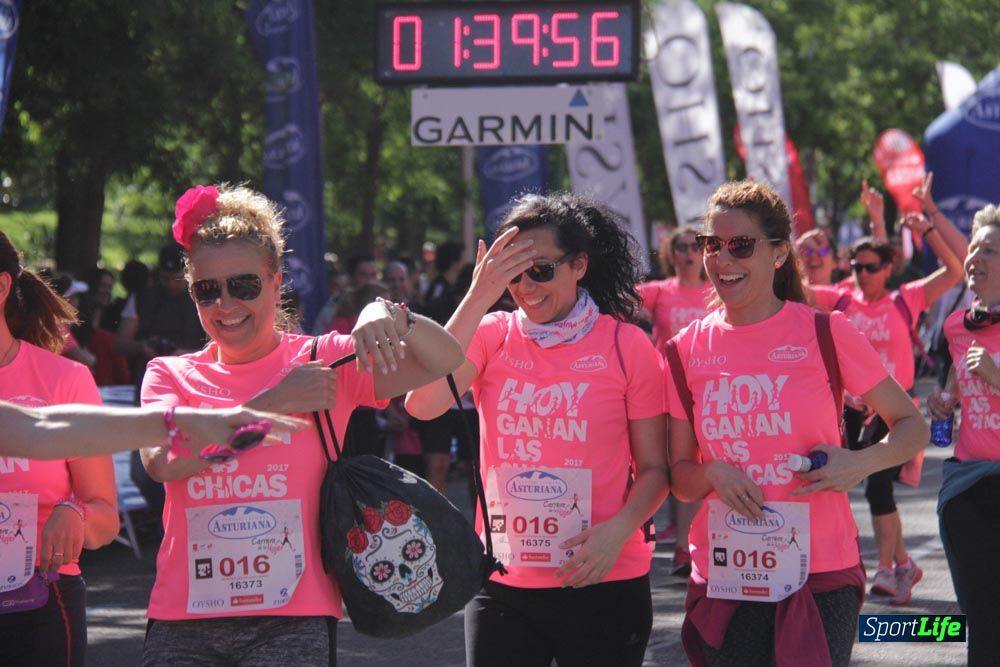 Carrera de la Mujer Madrid: arco derecho, desde 1h25' hasta 2h13'