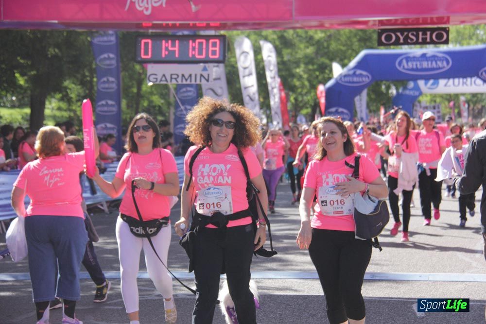 Carrera de la Mujer Madrid: arco derecho, desde 1h25' hasta 2h13'