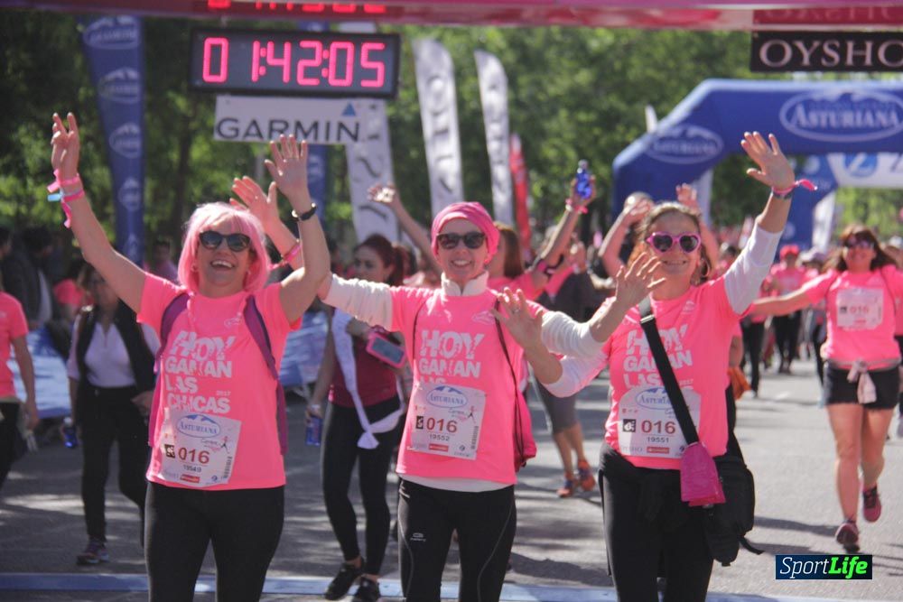 Carrera de la Mujer Madrid: arco derecho, desde 1h25' hasta 2h13'