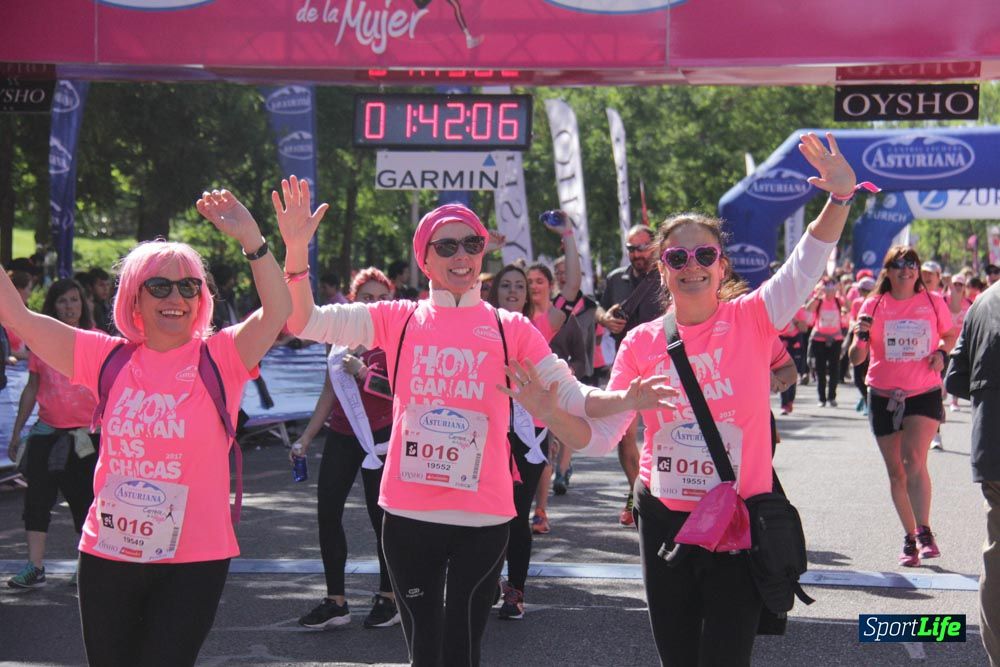 Carrera de la Mujer Madrid: arco derecho, desde 1h25' hasta 2h13'
