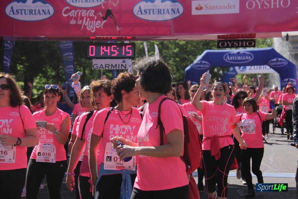 Carrera de la Mujer Madrid: arco derecho, desde 1h25' hasta 2h13'