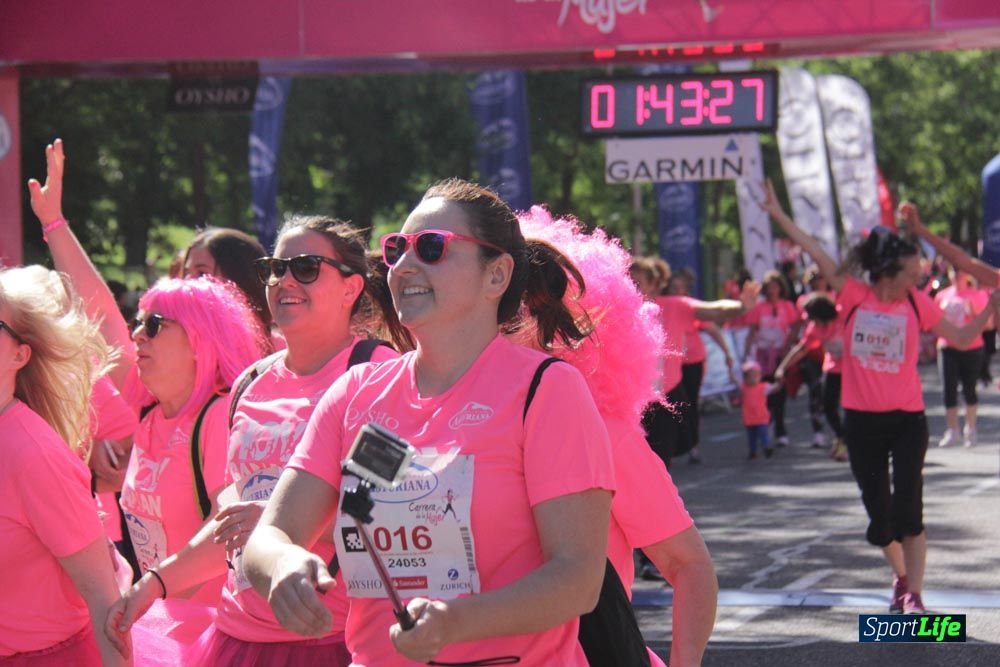 Carrera de la Mujer Madrid: arco derecho, desde 1h25' hasta 2h13'